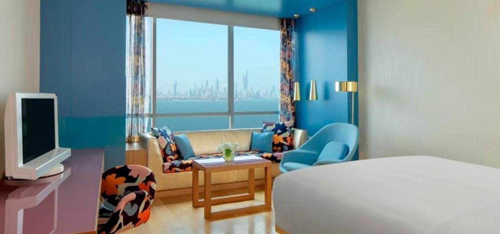 Symphony Style Hotel Kuwait Salmiya 외부 사진 A room at the hotel